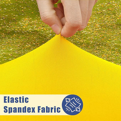 Round Spandex Tablecloth, Elastic Fitted Waterproof Tablecloths - Image 2
