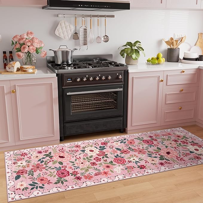 DUKINO 2x6 Kitchen Runner Rug for Hallway, Washable Runner Rug - Image 3