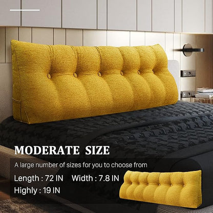 13 lbs Thickened Headboard Pillow Wedge Pillow Headboard Reading Pillow Bed - Image 2