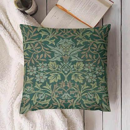William Morris Floral Original Throw Pillow Covers Boho Chic Retro Floral Cozy - Image 4