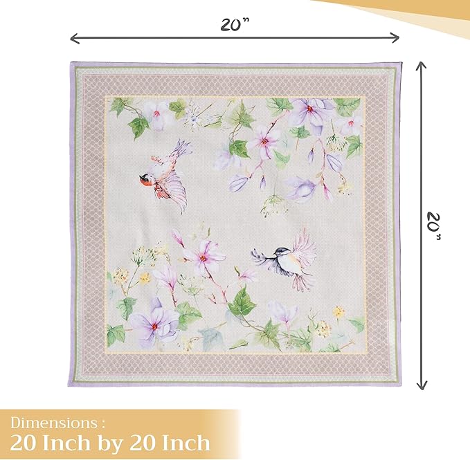 Maison d' Hermine Cloth Napkins Set of 4 100% Cotton Everyday Reusable Square - Image 4