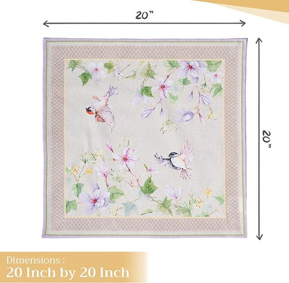 Maison d' Hermine Cloth Napkins Set of 4 100% Cotton Everyday Reusable Square - Image 4