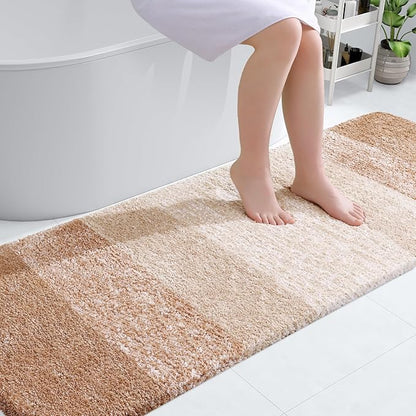 OLANLY Bathroom Runner Rugs 70x24, Extra Soft Absorbent Microfiber Bath Rugs by OLANLY