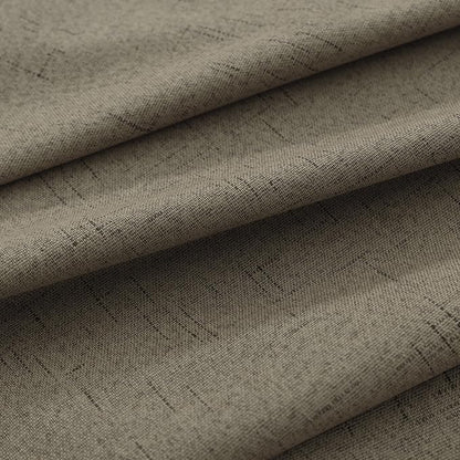 Taupe Brown Linen Blackout Curtains - Image 8