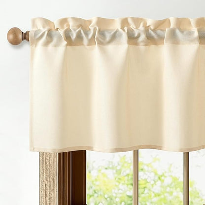 JIUZHEN Faux Linen Window Valance - Image 2