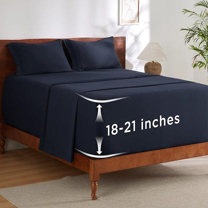 Bedsure Deep Pocket Queen Sheets Set by BEDSURE