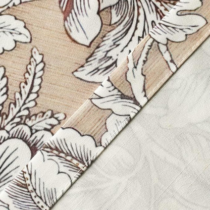 Leeva Floral Valance Curtains for Living Room, 1 Panel Vintage Style Light - Image 5