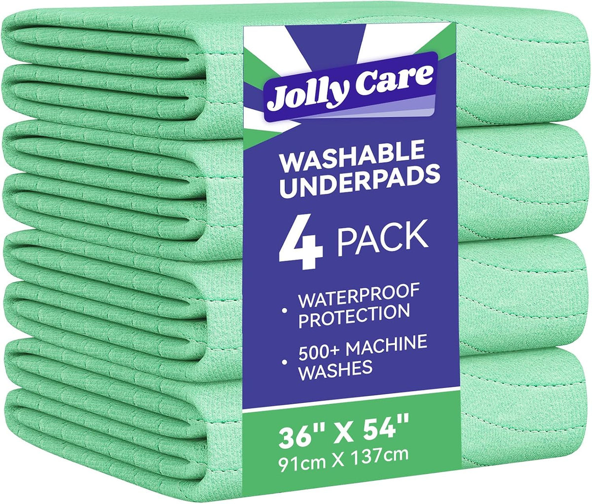 washable incontinence bed pads waterproof for adults, 36"x54"-4, main product view