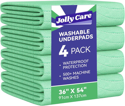 washable incontinence bed pads waterproof for adults, 36"x54"-4, main product view
