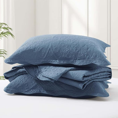 IR Imperial Rooms 8 Pack Quilt King Size Bedding - Image 7