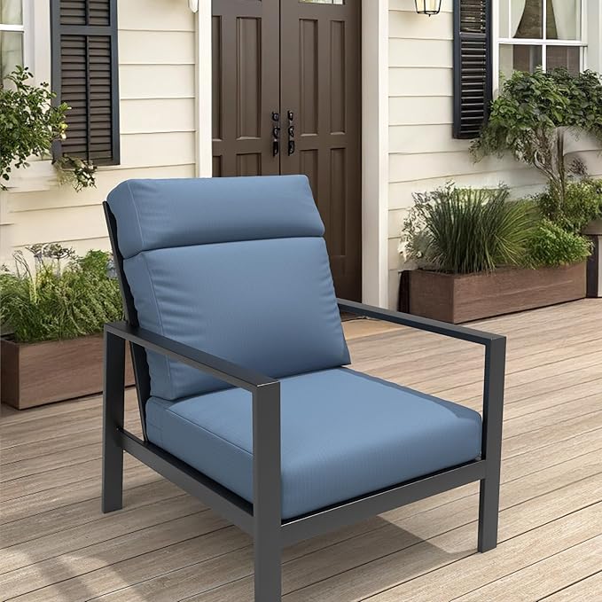 Covers & All CoverRite Rectangle High Back Chair Cushion, 600 Denier, Foam Seat - Image 5