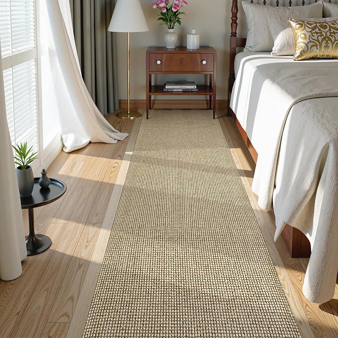 Uphome Kitchen Runner Rug, Low Pile Woven Cotton Modern Carpet Runners - Image 6