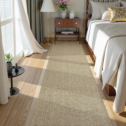 Uphome Kitchen Runner Rug, Low Pile Woven Cotton Modern Carpet Runners - Image 6