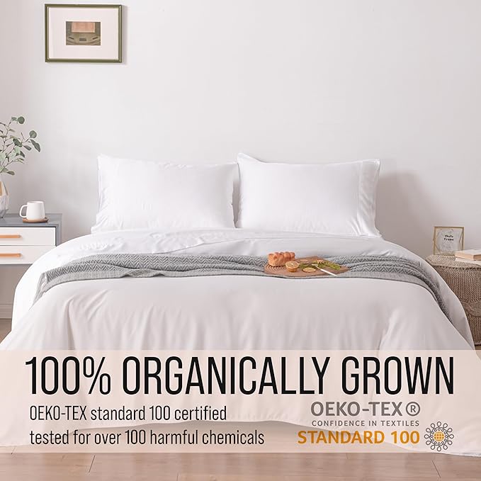 Bella Coterie Luxury Bamboo Viscose Twin Size Sheet Set | 100% Organically - Image 4