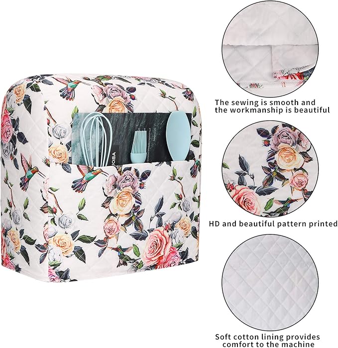 KitchenAid Mixer Cover with Pockets, Fits 5-8 Quart KitchenAid Mixers - Image 3