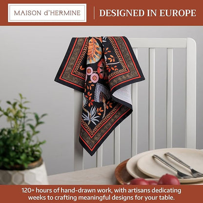 Maison d' Hermine Cloth Napkins Set of 4 100% Cotton Soft & Durable Everyday - Image 2