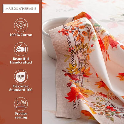 Maison d' Hermine Cloth Napkins Set of 4 100% Cotton - Image 2