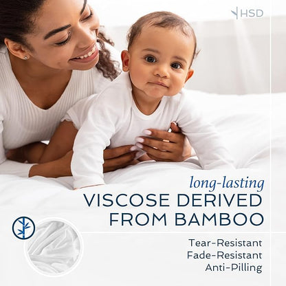 Hotel Sheets Direct 4 Piece Bed Sheet Set Queen Size, 100% Viscose Derived from - Image 7