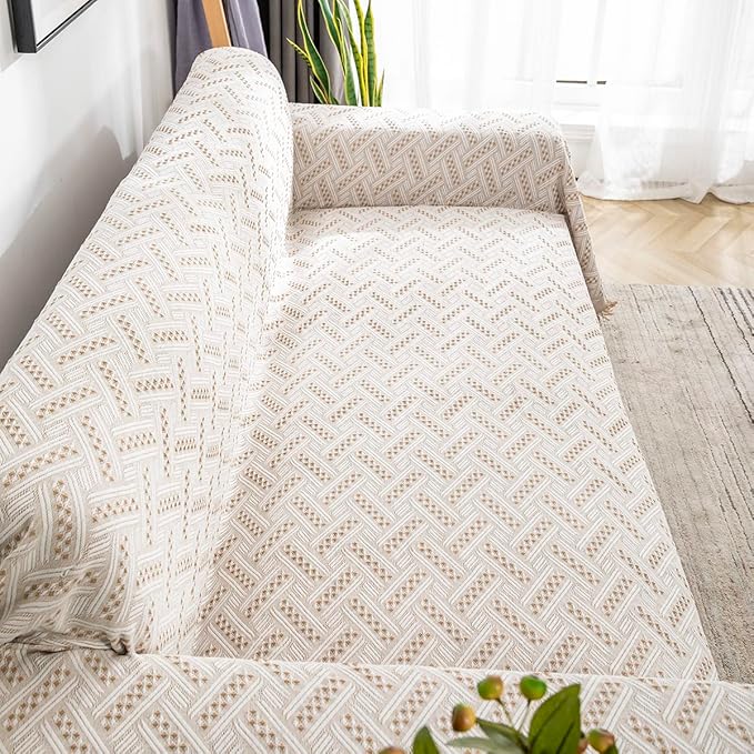 AIVIA Couch Cover Sheet Blanket, Oversized Reversible Couch Covers - Image 5