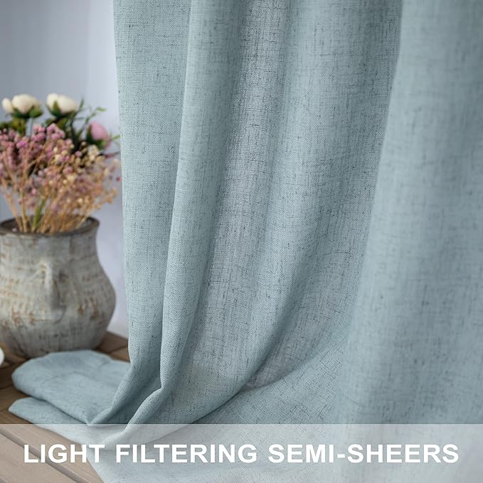 Seafoam Curtains 63 Inch Length - Image 4