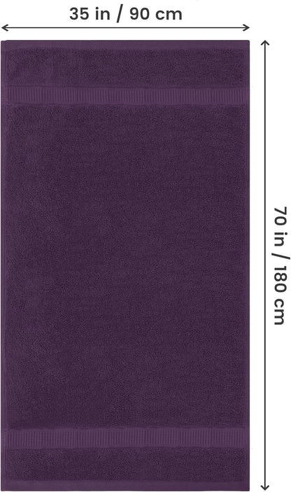 utopia towels jumbo bath sheets, 2 pack, 35x70, close-up detail