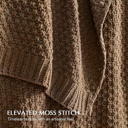 EVERGRACEHOME Chunky Chenille Knit Throw Blanket - Image 2