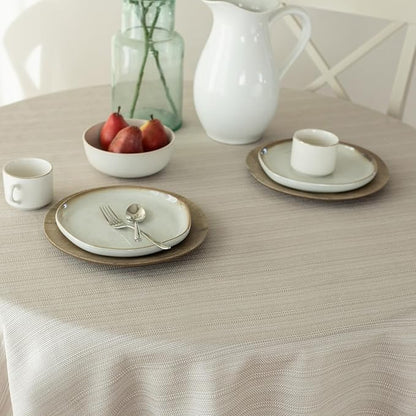 Benson Mills Cameron Textured Fabric Table Cloth, - Image 2