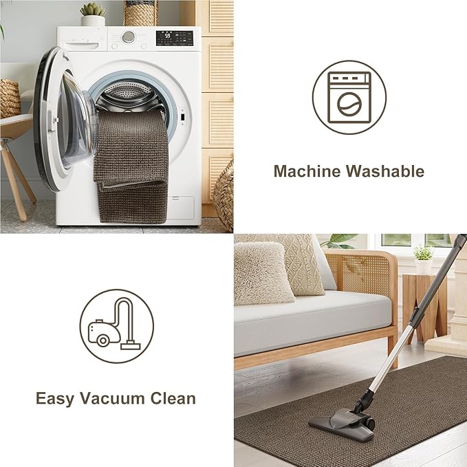 Uphome Boho Bathroom Rugs, 2x3 Washable Small Area Rug - Image 5