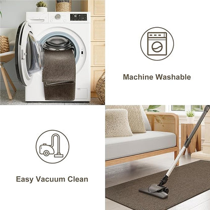 Uphome Boho Bathroom Rugs, 2x3 Washable Small Area Rug - Image 5