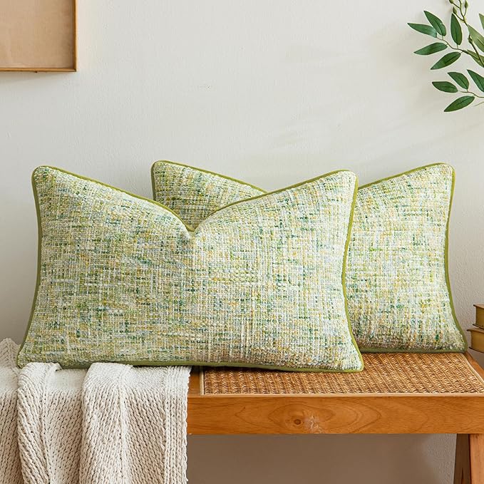 a moment Green Reversible Pillow Covers 2 Pack by amoment