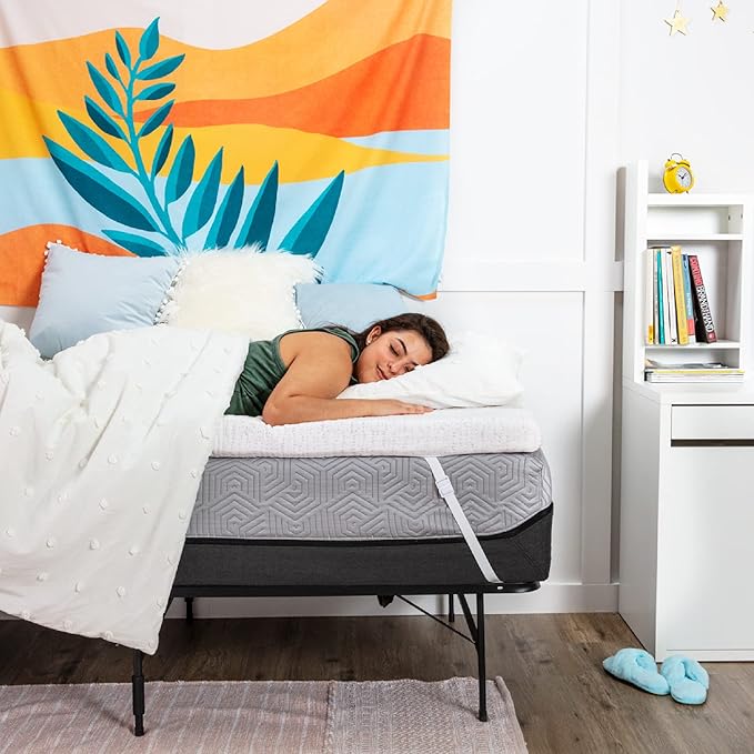 ViscoSoft 4 Inch Memory Foam Mattress Topper Twin XL - Image 2