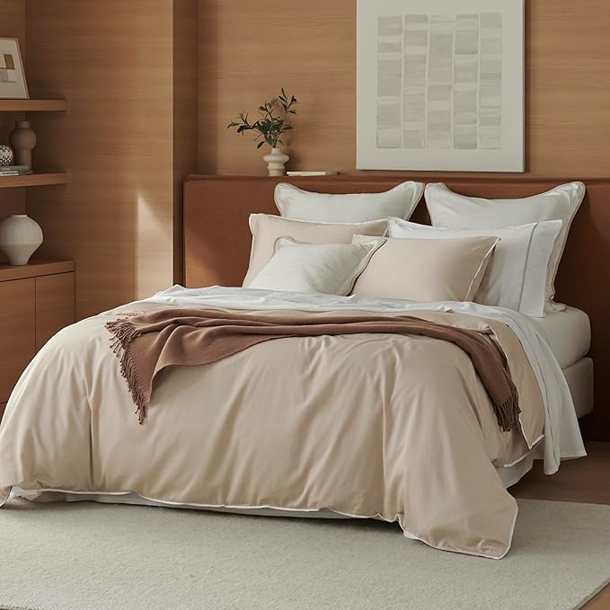 Double Stitch Cotton Tencel Duvet Cover by DoubleStitch