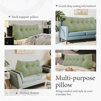11 lbs Thickened Headboard Pillow Wedge Pillow Headboard Reading Pillow Bed - Image 6