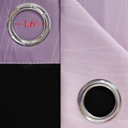 Pink&Purple Curtains 63 Inch Length 2 panels, Full Light Blocking Ombre - Image 7