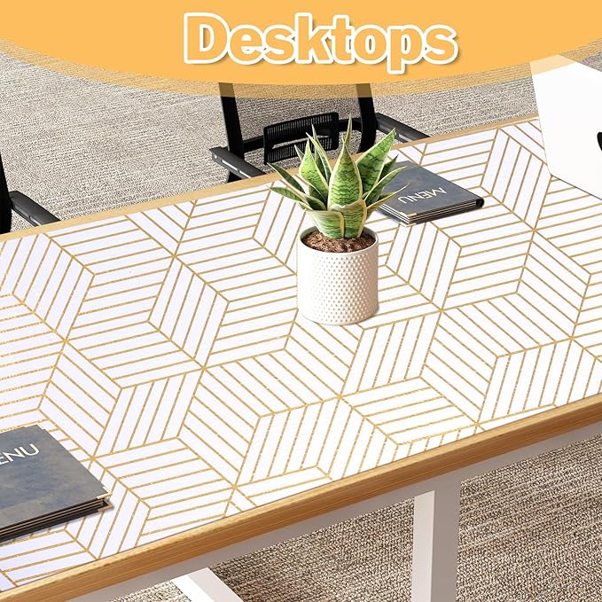 Shelf Liners for Kitchen Cabinets Non Adhesive Shelf Liner Paper Non-Slip - Image 9