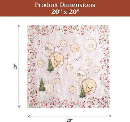 Maison d' Hermine Cloth Napkins Set of 4 100% Cotton - Image 7