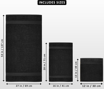 utopia towels 8 piece majestic plush luxury towel, close-up detail