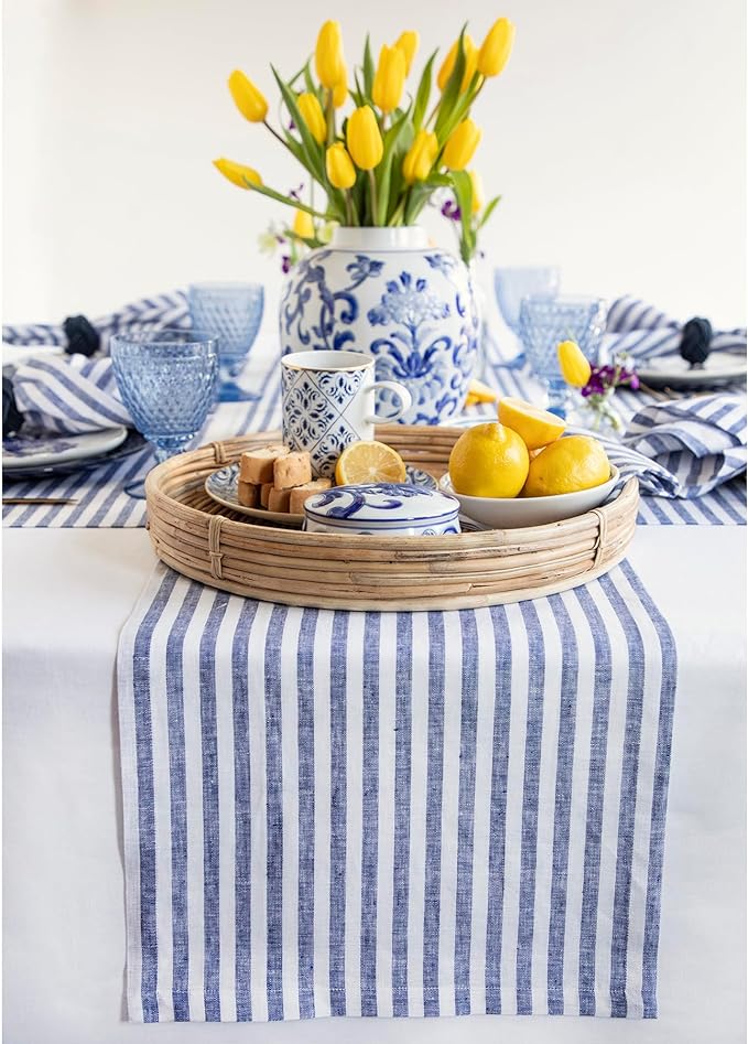 Solino Home Linen Table Runner 60 Inches by SolinoHome