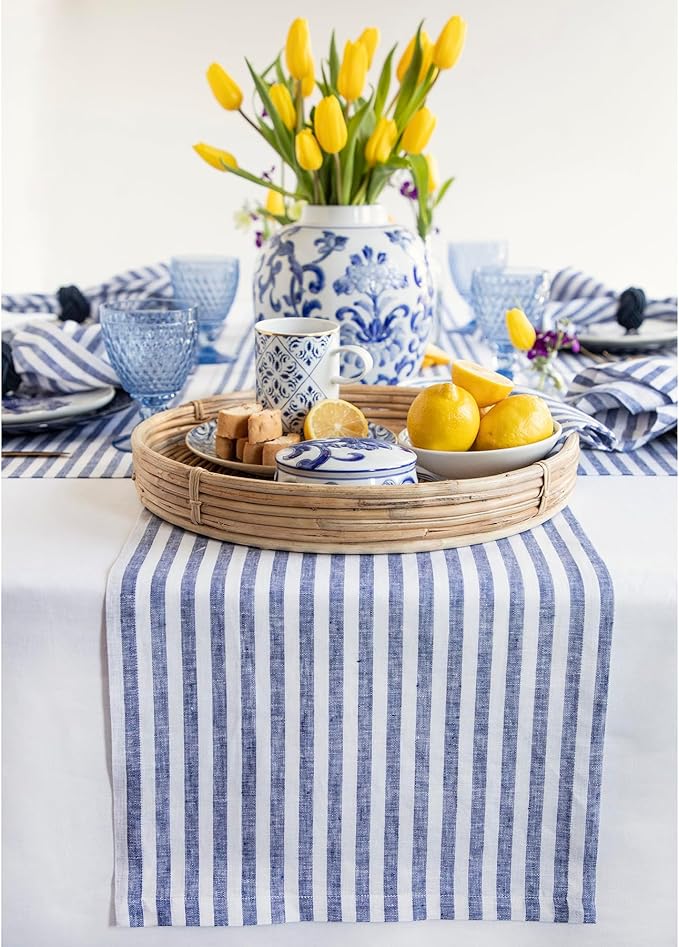 Solino Home Linen Table Runner 90 Inches Long by SolinoHome