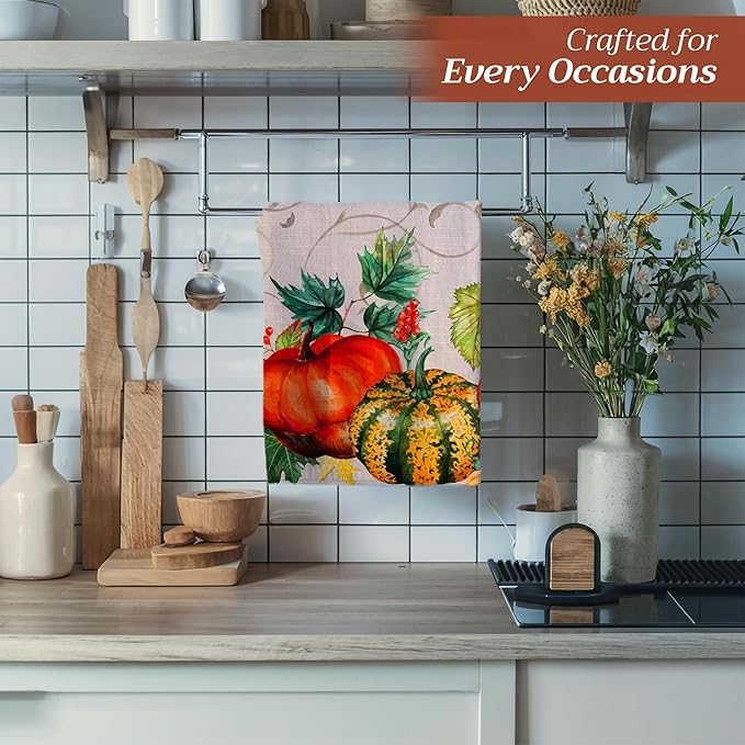 Maison d' Hermine Kitchen Towels Set of 3 100% Cotton 20" x 27.5" Reusable - Image 5