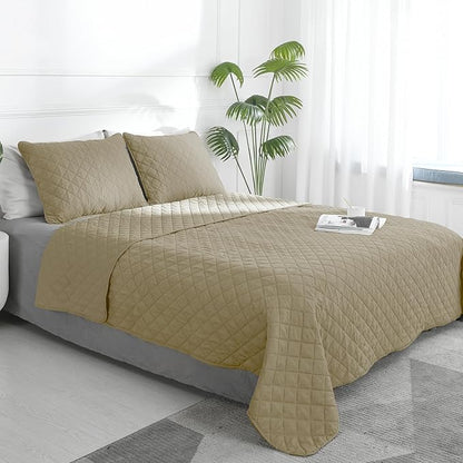 Easy-Going Full/Queen Size Reversible Quilt Set by Easy-Going