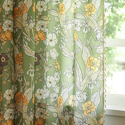 ENJOYBRIDAL Floral 63 Inch Curtains - Image 7