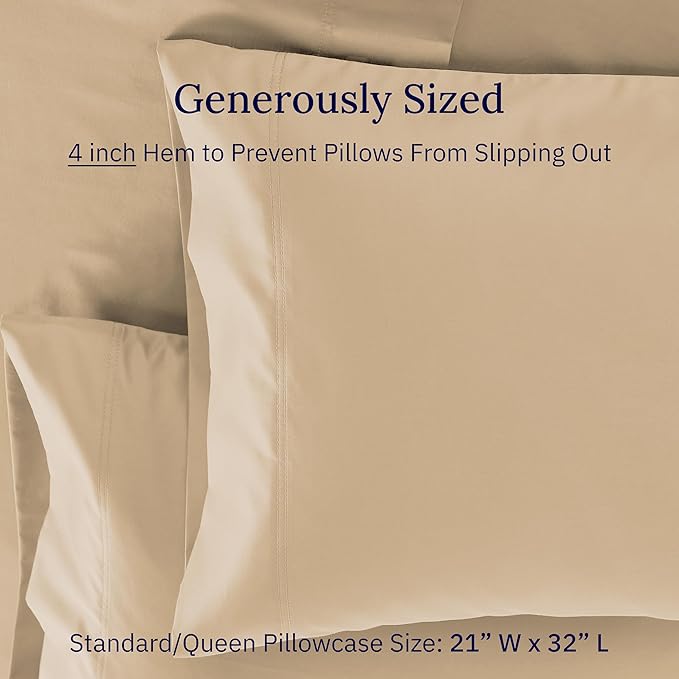 California Design Den Luxuriously Soft Hotel Quality 600 Thread Count, 100% - Image 5