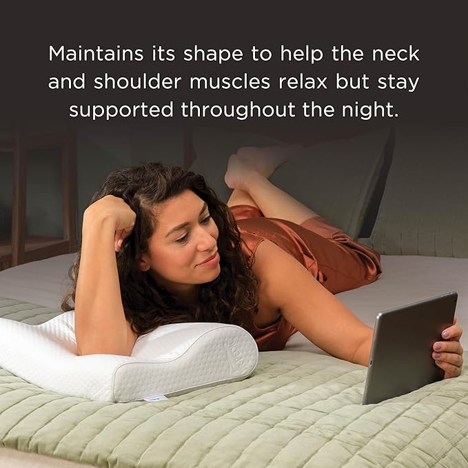 Tempur-Pedic TEMPUR-Ergo Neck Pillow, Large Profile - Image 7
