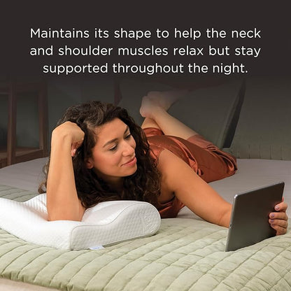 Tempur-Pedic TEMPUR-Ergo Neck Pillow, Large Profile - Image 7