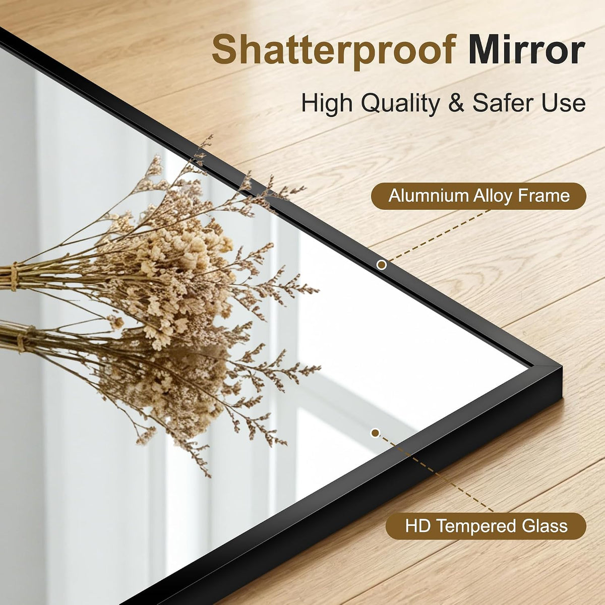 bathroom vanity mirrors for over sink, 2 pack, package contents