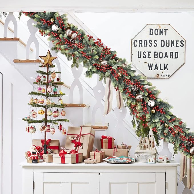 DearHouse 6Foot Artificial Pine Garland - Image 4