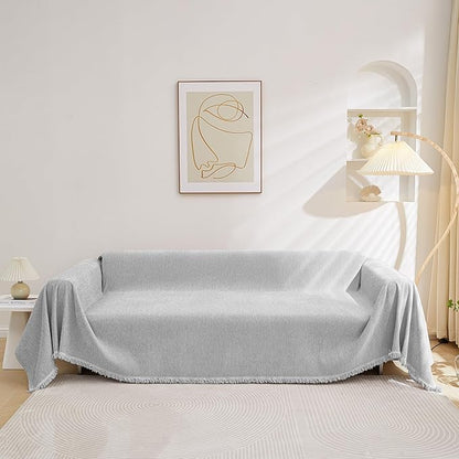 MEETSKY Grey Sofa Cushion Covers Sofa Covers Dog Couch Cover - Image 7