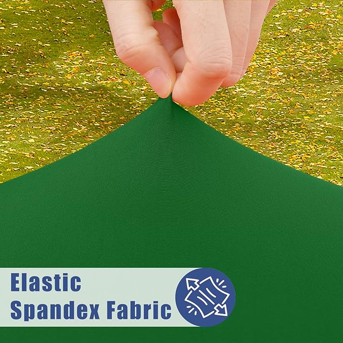 Round Spandex Tablecloth, Elastic Fitted Waterproof Tablecloths - Image 2
