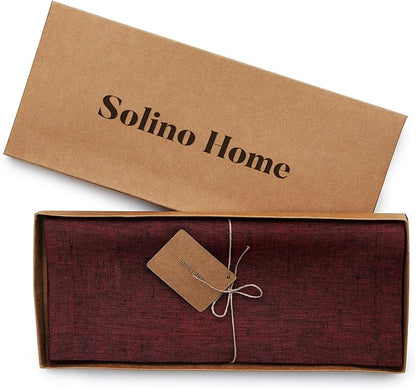 Solino Home Linen Table Runner 90 Inches Long - Image 5